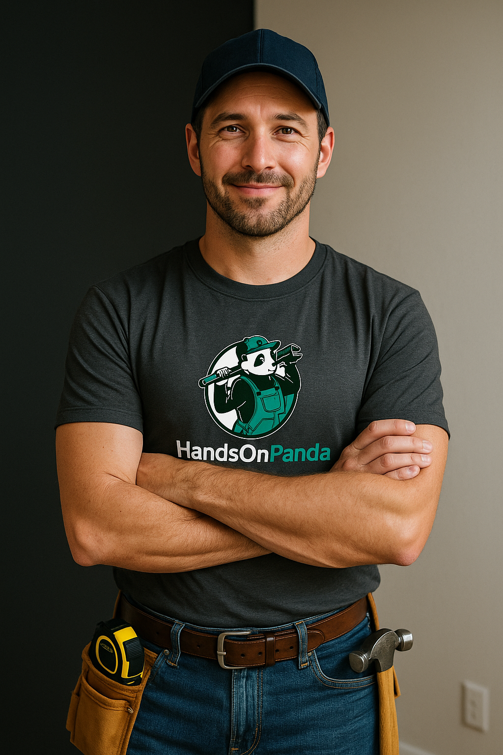 Handyman working professionally